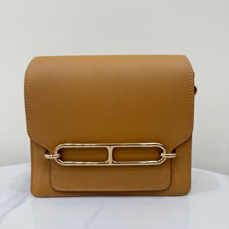 JK國際二手精品✨Hermes roulis mini 餅乾色 專櫃30多萬-0