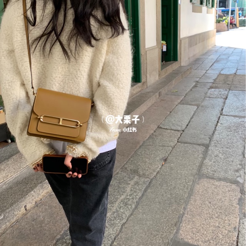 JK國際二手精品✨Hermes roulis mini 餅乾色 專櫃30多萬-1