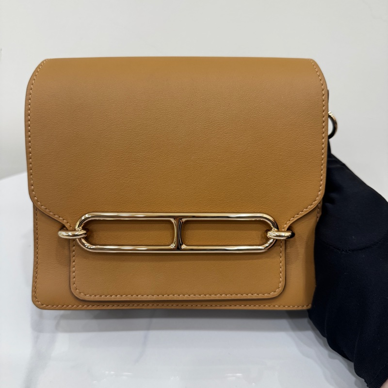 JK國際二手精品✨Hermes roulis mini 餅乾色 專櫃30多萬-2