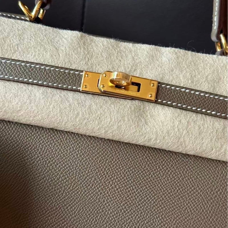 Hermes Kelly25 大象灰金 G刻 🦚-2
