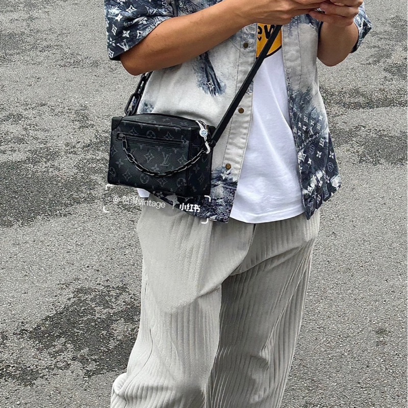 JK國際二手精品✨ LV 黑老花Mini Soft Trunk 晶片款 專櫃11.5萬-2