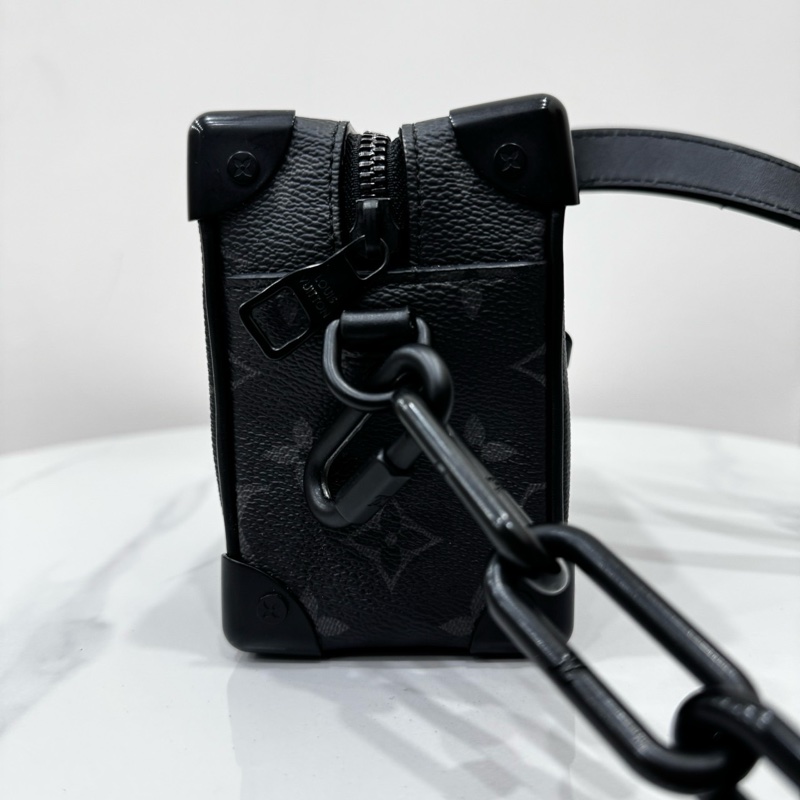 JK國際二手精品✨ LV 黑老花Mini Soft Trunk 晶片款 專櫃11.5萬-8