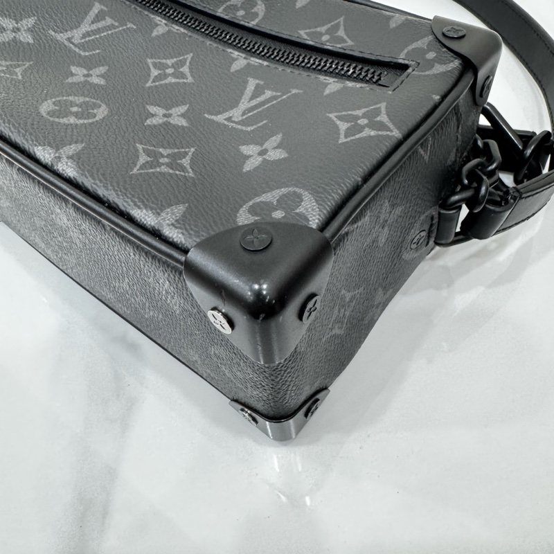 JK國際二手精品✨ LV 黑老花Mini Soft Trunk 晶片款 專櫃11.5萬-13