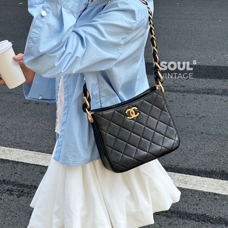 JK國際二手精品✨ Chanel hobo芯片款 專櫃18萬多-2