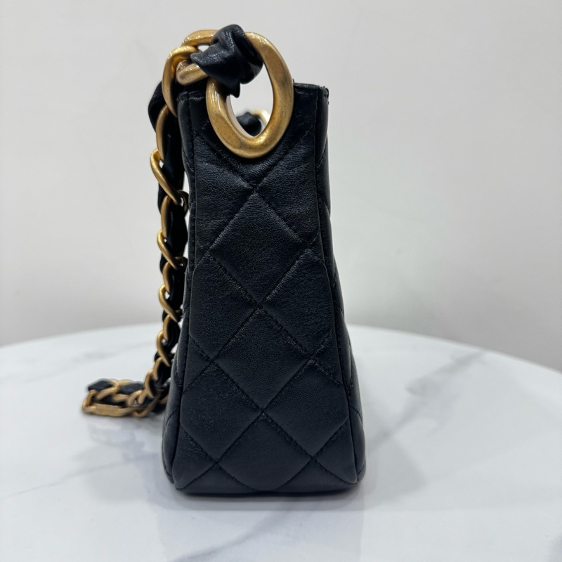 JK國際二手精品✨ Chanel hobo芯片款 專櫃18萬多-4