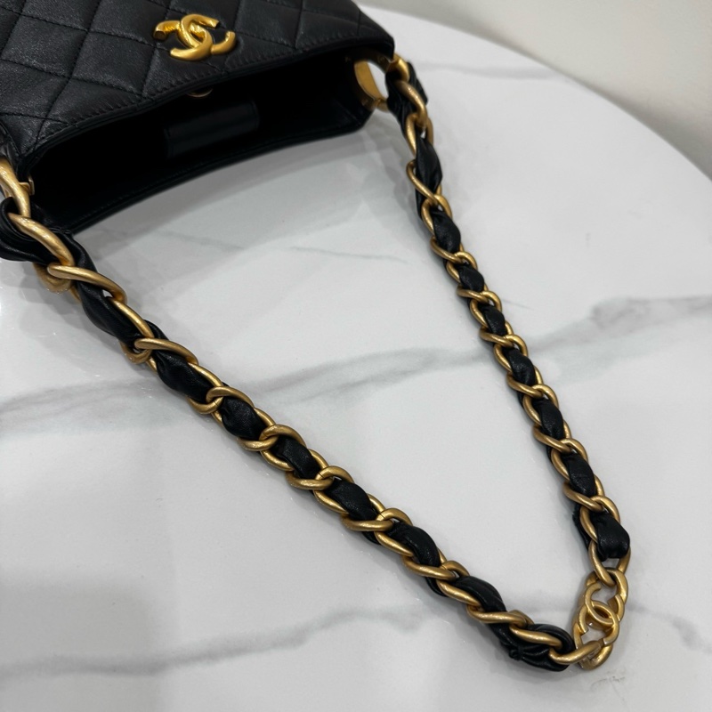 JK國際二手精品✨ Chanel hobo芯片款 專櫃18萬多-15