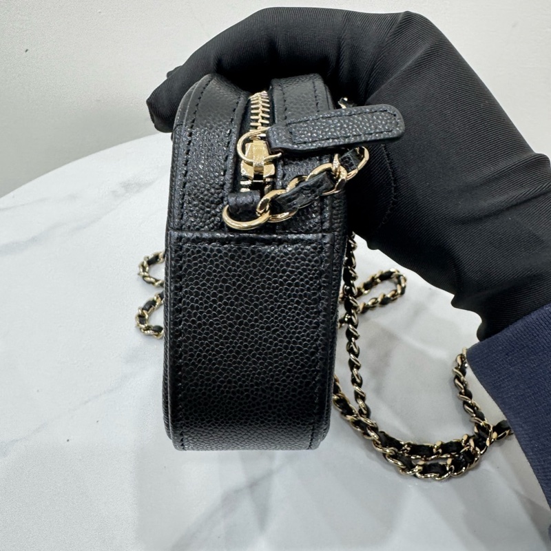 JK國際二手精品✨ Chanel 荔枝牛皮相機包 芯片款-6