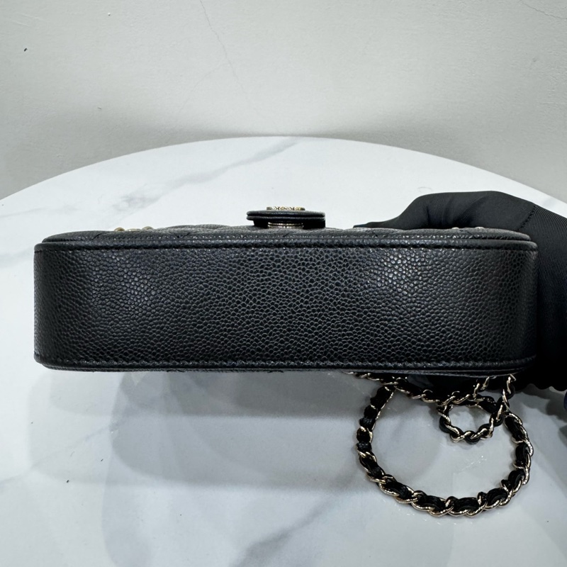 JK國際二手精品✨ Chanel 荔枝牛皮相機包 芯片款-7