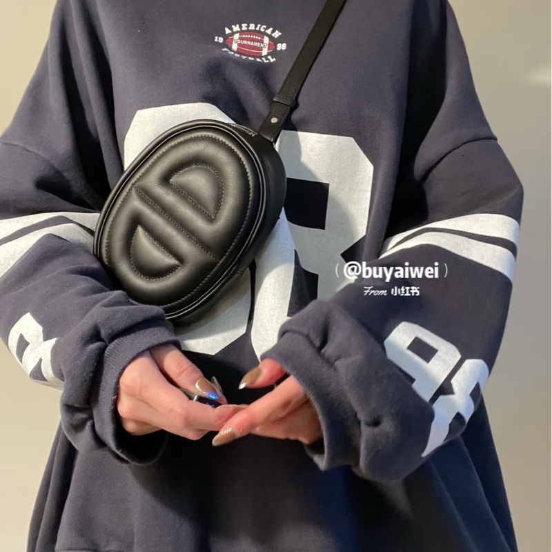 JK國際二手精品✨ Hermes 豬鼻腰包 黑-3