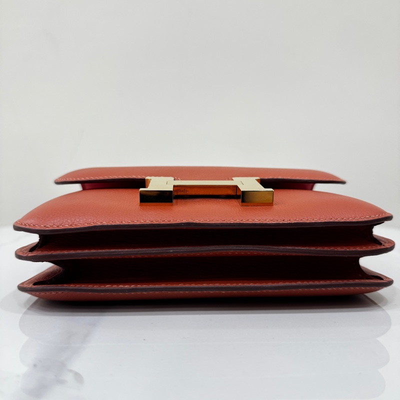 JK國際二手精品✨Hermes康康mini J9/內裏蜜桃粉-4