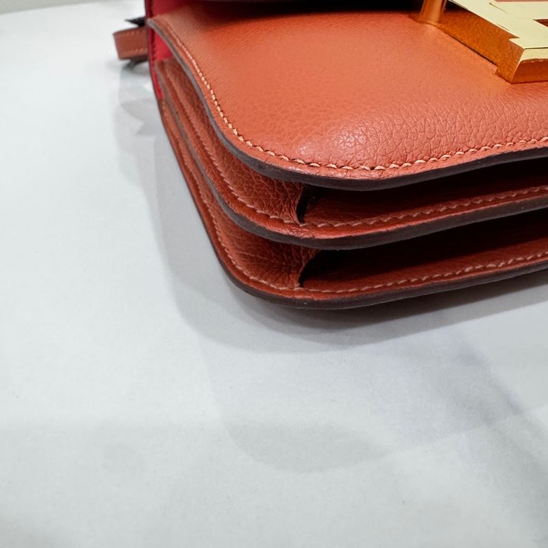 JK國際二手精品✨Hermes康康mini J9/內裏蜜桃粉-5