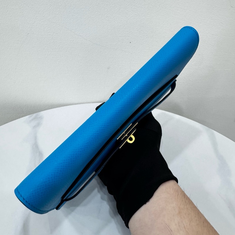 JK國際二手精品✨ Hermes Kelly to go 藍色金扣-7