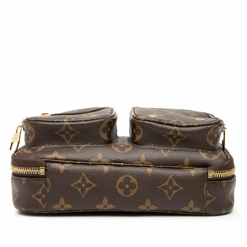路易威登 Monogram Utility 斜背包/肩背包/兩用包 M80446 棕色皮革 女士 LOUIS VUITTON-2