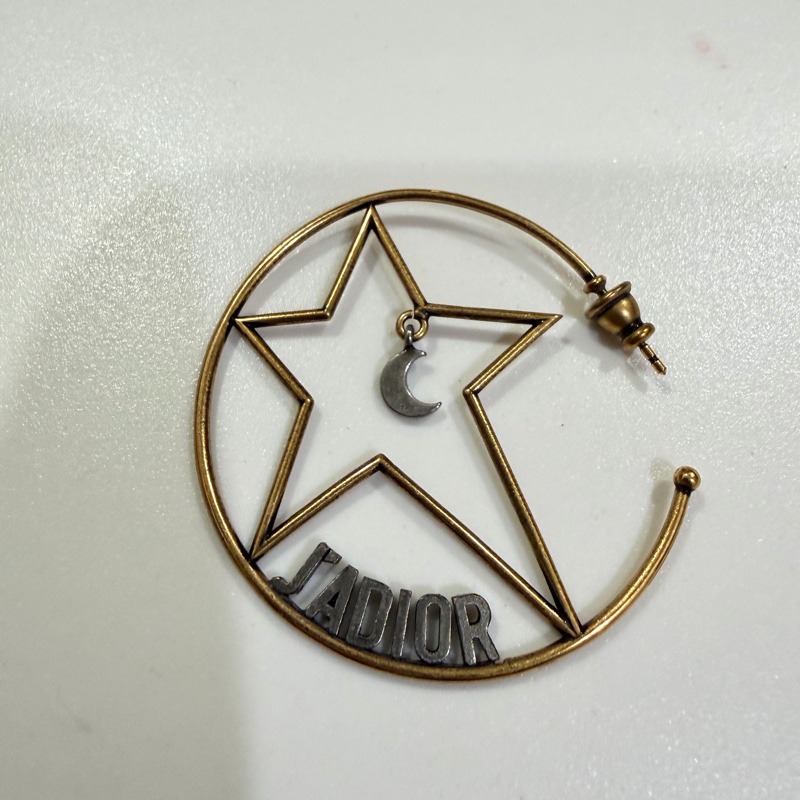 Dior 星星月亮耳環-2