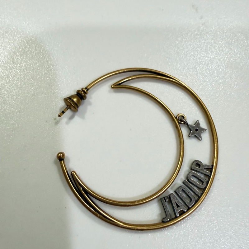 Dior 星星月亮耳環-3