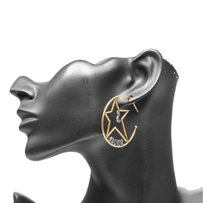 Dior 星星月亮耳環-4