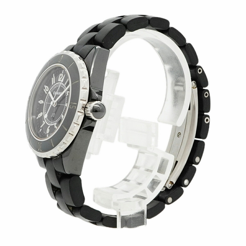 香奈兒 J12 H0681 黑色錶盤小姐腕錶-1