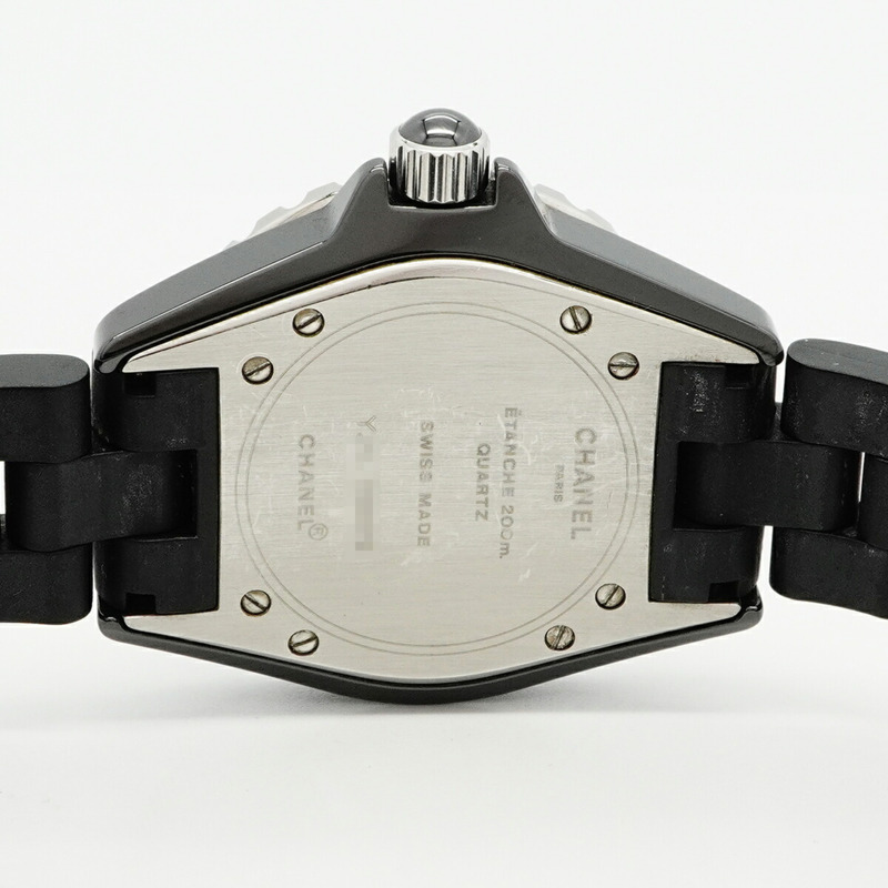 香奈兒 J12 H0681 黑色錶盤小姐腕錶-4