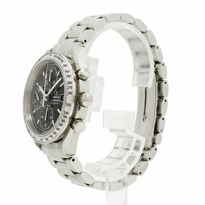 歐米茄超霸系列3513.50黑色錶盤男士腕錶-1