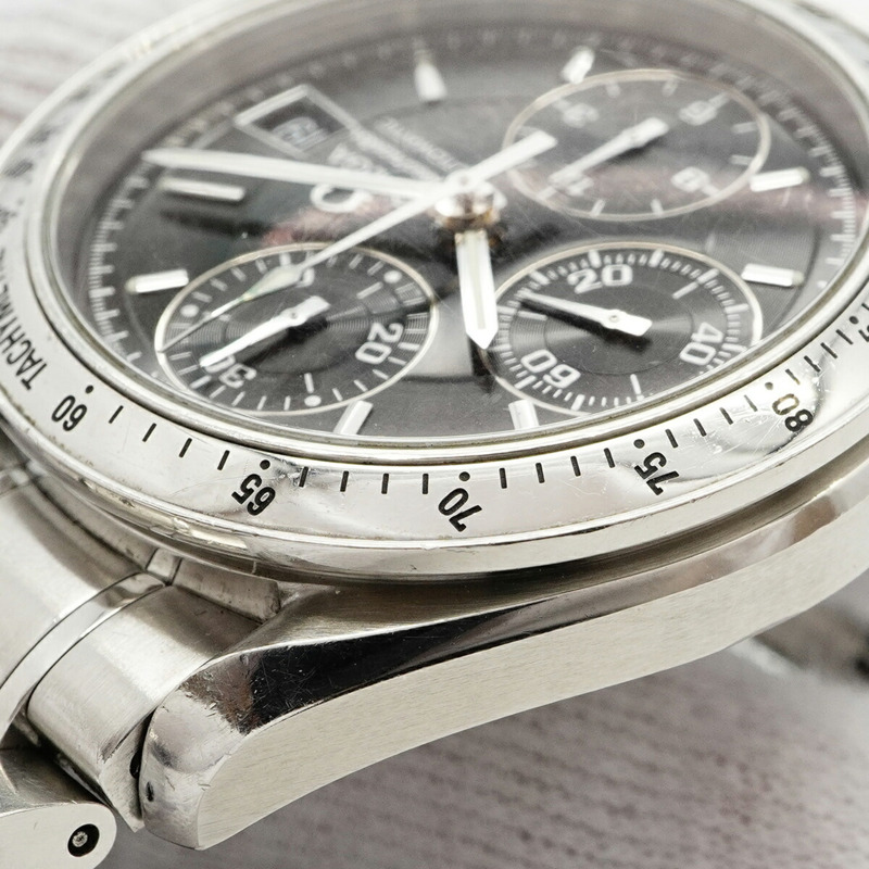 歐米茄超霸系列3513.50黑色錶盤男士腕錶-7