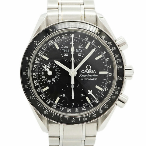 歐米茄超霸系列3520.50黑色錶盤男士腕錶