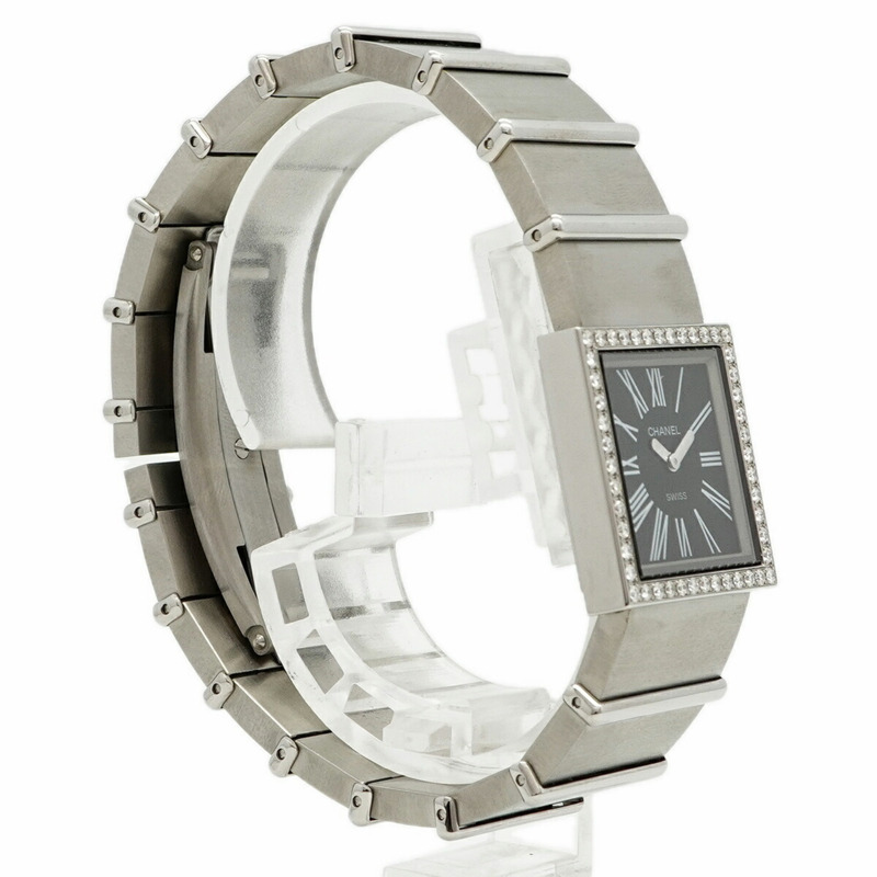 香奈兒 Mademoiselle H0875 黑色錶盤小姐腕錶-2