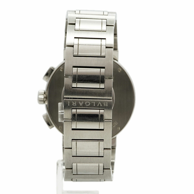 寶格麗 BB42SLCH 銀色錶盤男士腕錶-7