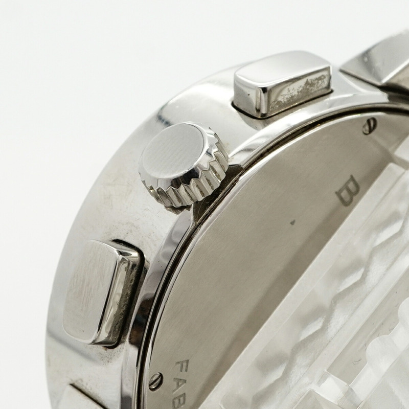 寶格麗 BB42SLCH 銀色錶盤男士腕錶-8