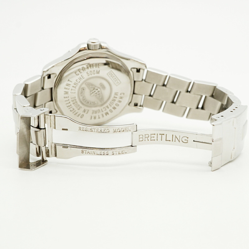 百年靈 Colt GMT A32350 黑色錶盤男士腕錶-3