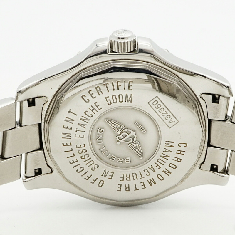百年靈 Colt GMT A32350 黑色錶盤男士腕錶-4