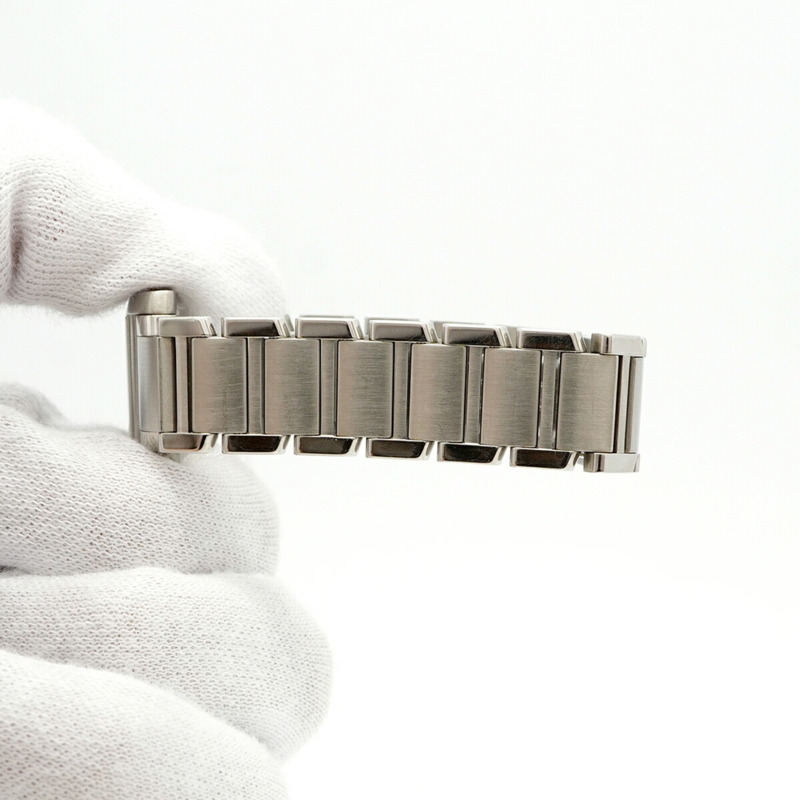 卡地亞 Tank Française SM W51008Q3 象牙色錶盤女士腕錶-5