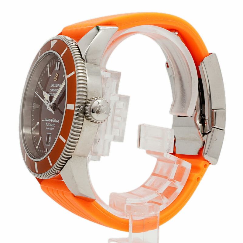 百年靈超級海洋 A17320 橘色錶盤男士手錶-1
