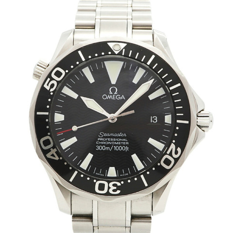 歐米茄海馬系列 2254.50 黑色錶盤男士腕錶