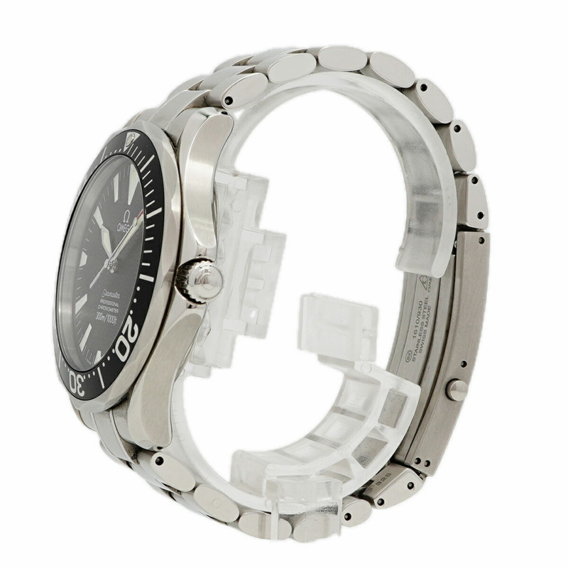 歐米茄海馬系列 2254.50 黑色錶盤男士腕錶-1