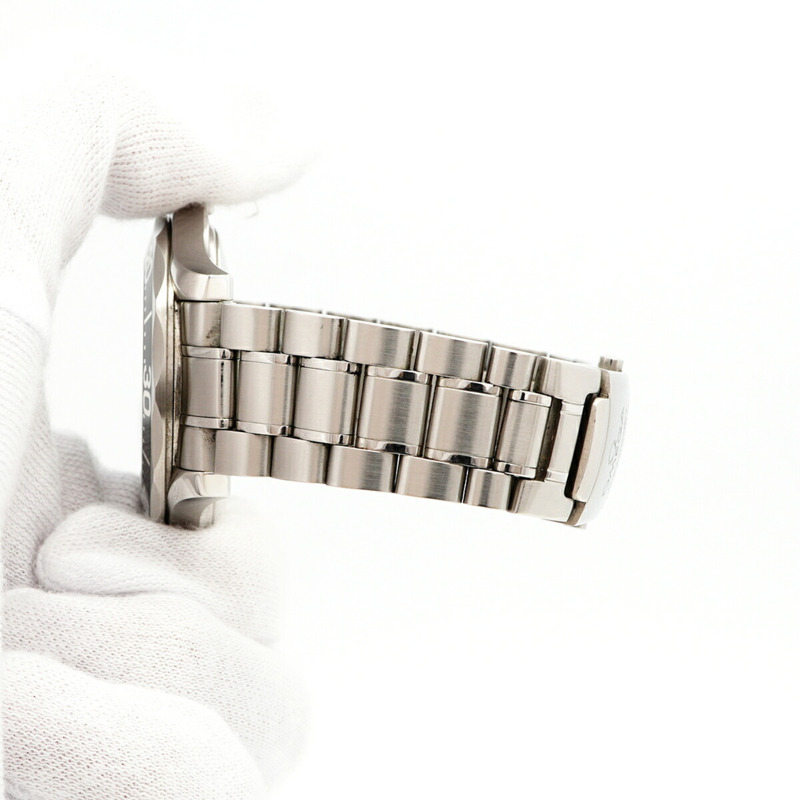 歐米茄海馬系列 2254.50 黑色錶盤男士腕錶-5