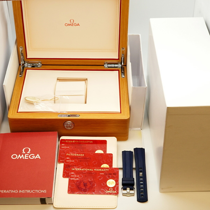 歐米茄海馬系列 210.22.42.20.03.002 海軍藍錶盤男士腕錶-8