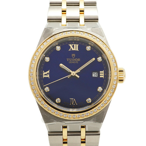 帝舵皇家28323藍色錶盤女士腕錶