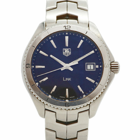 TAG Heuer Link WAT1110 黑色錶盤男士腕錶