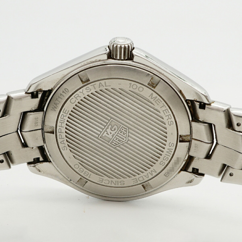 TAG Heuer Link WAT1110 黑色錶盤男士腕錶-4