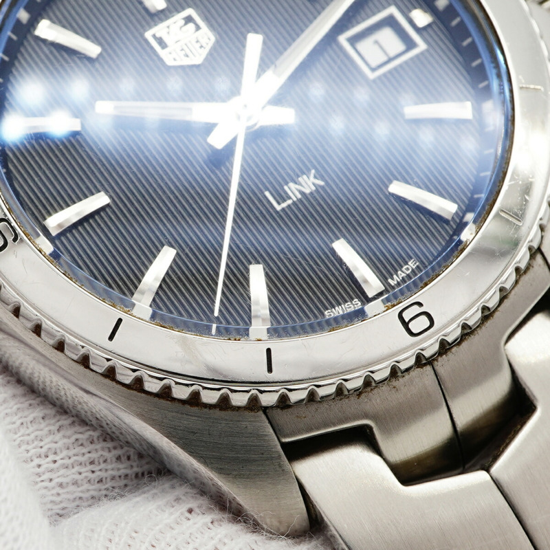 TAG Heuer Link WAT1110 黑色錶盤男士腕錶-6