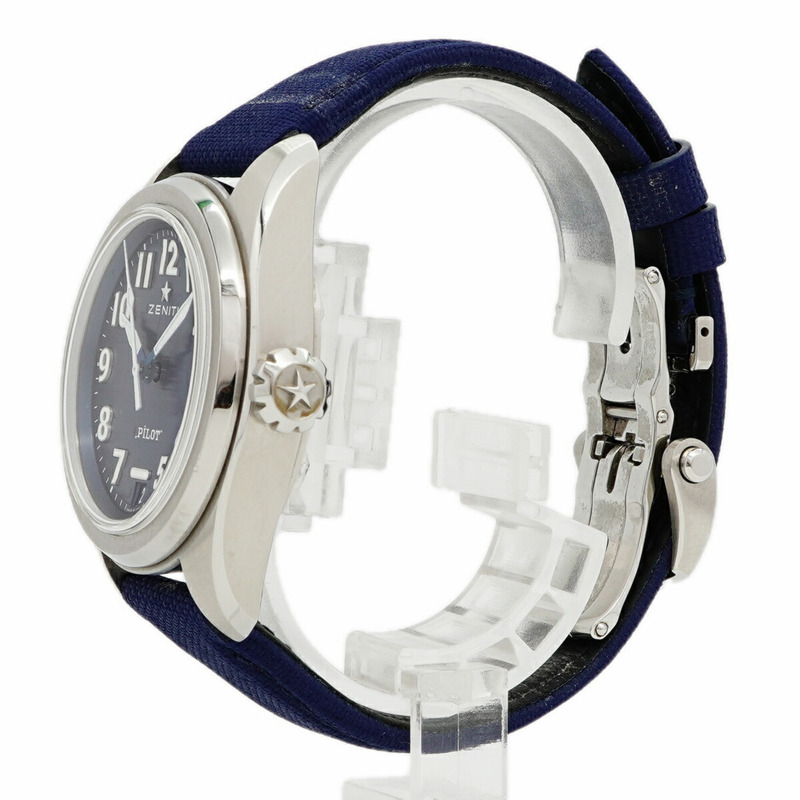 真力時飛行員系列 03.4000.3620 藍色錶盤男士腕錶-1