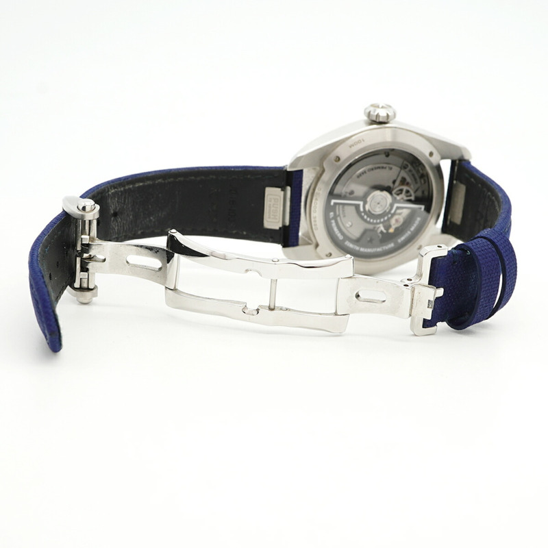 真力時飛行員系列 03.4000.3620 藍色錶盤男士腕錶-3