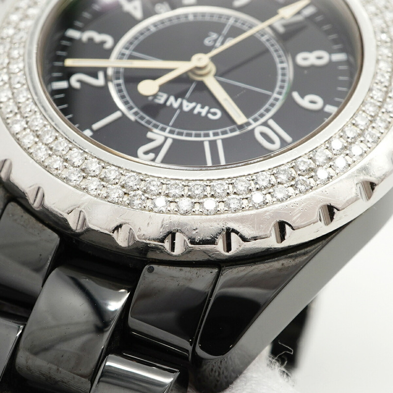 香奈兒 J12 H0949 黑色錶盤小姐腕錶-6