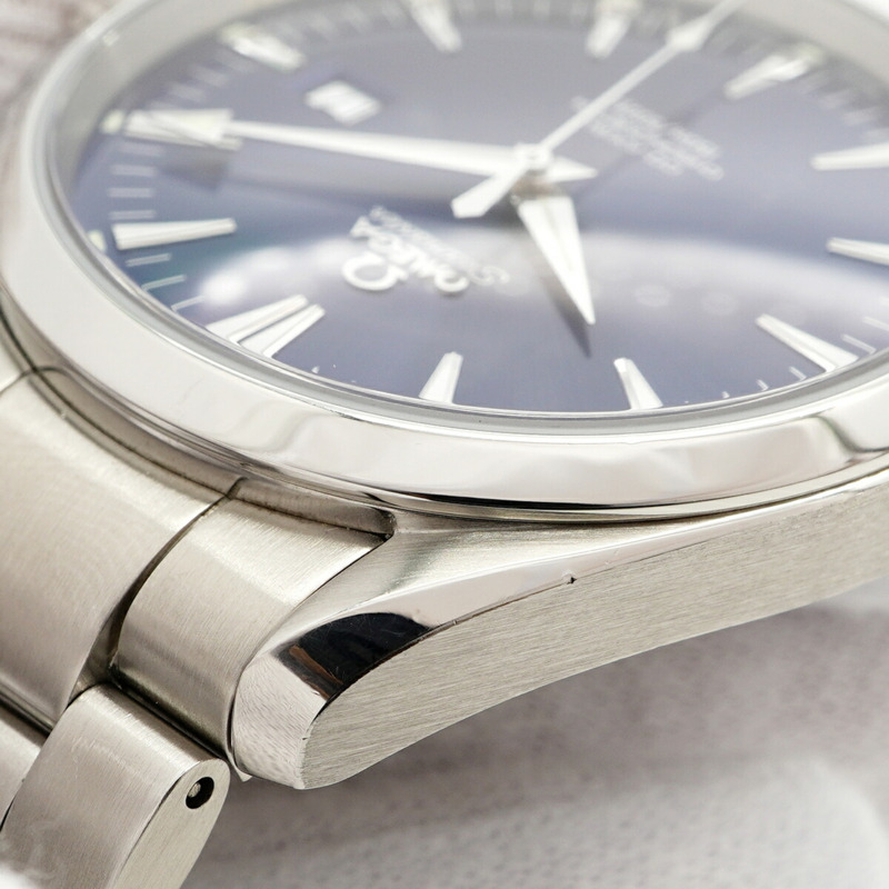 歐米茄海馬系列 2502.80 海軍藍錶盤男士腕錶-6