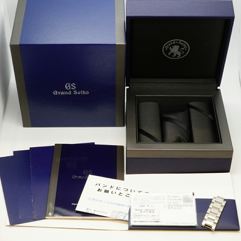 精工 Grand SBGN023 9F86-0AH0 黑色錶盤男士腕錶-9