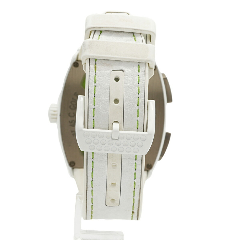 Franck Muller Vanguard V45CGOLF TTBCBC 白色錶盤男性腕錶-7