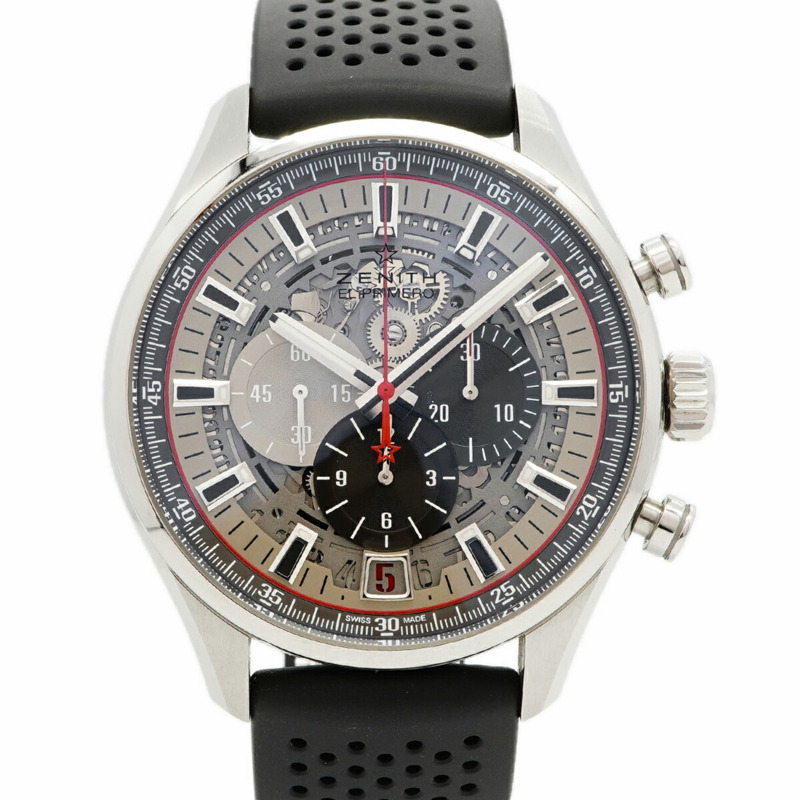 Zenith El Primero 03.2522.400 鏤空錶盤男士手錶-0