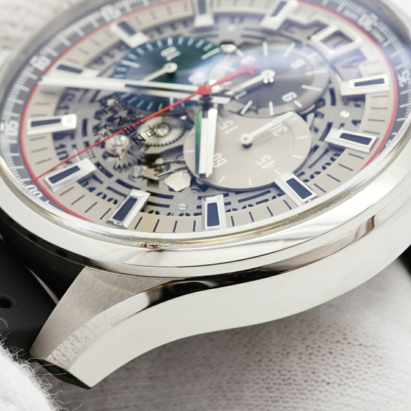 Zenith El Primero 03.2522.400 鏤空錶盤男士手錶-5