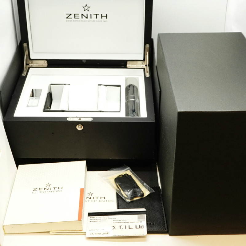 Zenith El Primero 03.2522.400 鏤空錶盤男士手錶-8