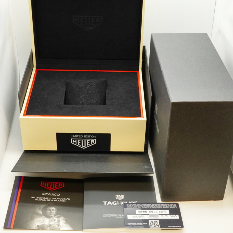TAG Heuer 豪雅摩納哥 CAW211U 象牙色錶盤男士腕錶-6